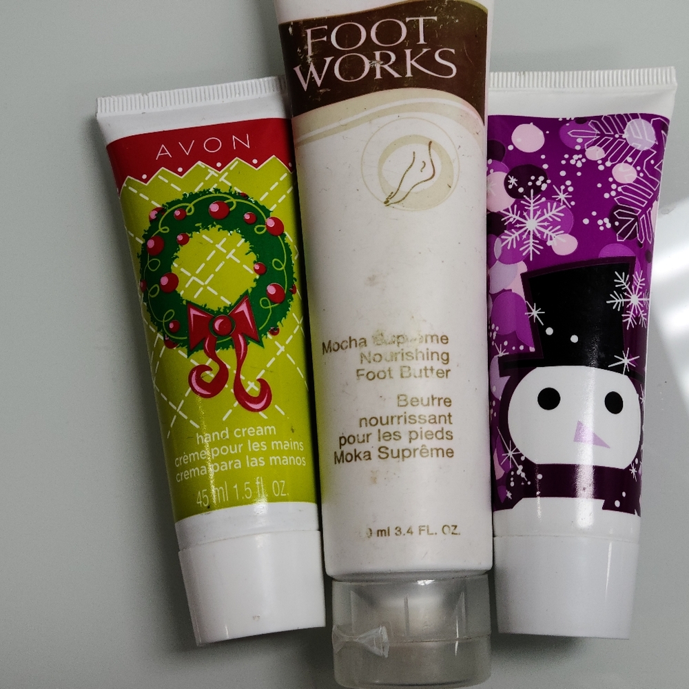 Avon Foot Works Mocha Supreme Nourishing Foot Butter Bundle